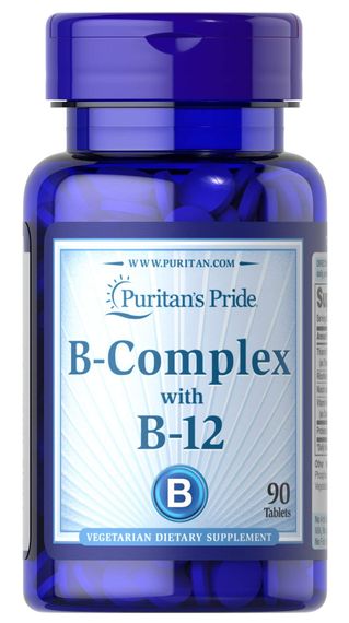 Вітаміни групи В Puritan's Pride Vitamin B-Complex and Vitamin B-12 90tablets