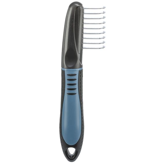 Ковтуноріз Trixie для котів та собак з середньою та довгою шерстю з короткими загнутими зубчиками 18 см | Зображення 2
