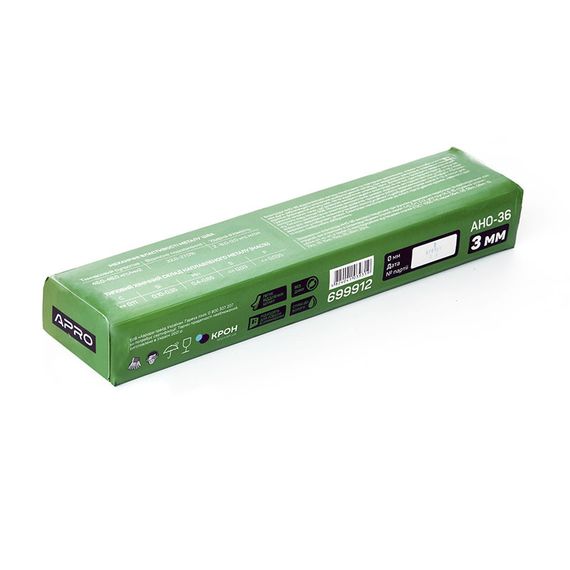 Електроди зварювальні АНО-36 5 кг 3 мм APRO 6999121 | Зображення 5