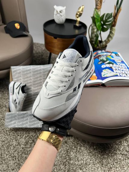 Мужские кроссовки замша  bok Classic LX2200 White Black весна / літо / осінь A3653 44 28 см | Зображення 3