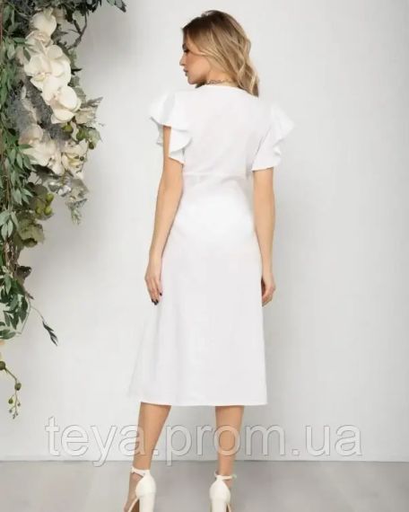 Плаття для жінок колір білий розмір L FI_000684 | Зображення 2