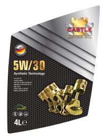 Моторна олива CASTLE MOTOR OILS 5W30 4л API SL/CF-4