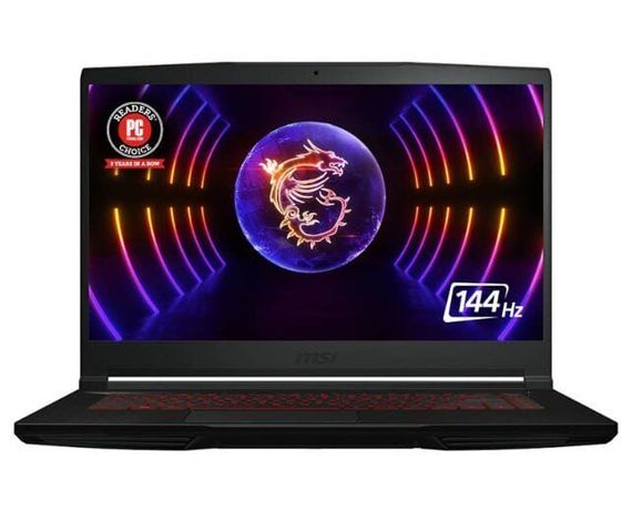 Ігровий ноутбук MSI GF63 Thin 12VF-859NEU / 15.6" (1920x1080) IPS / Intel Core i7-12650H (10 (16) ядер по 3.5 - 4.7 GHz) / 16 GB DDR4 / 512 GB SSD / nVidia GeForce RTX 4060, 8 GB GDDR6, 128-bit / WebCam б/в | Зображення 1