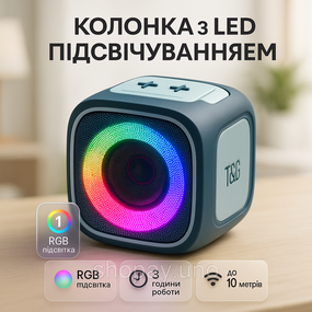 Бездротова bluetooth колонка TG359, Bluetooth колонка з хорошою батареєю usb s ML-45