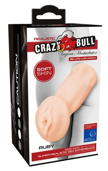 Мастурбатор-Вагіна Crazy Bull - Ruby Soft Skin, BM-009133 Sex Aura | Зображення 9