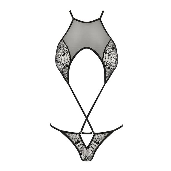 Ажурний боді Passion AZALIA BODY XXL/XXXL, black | Зображення 2