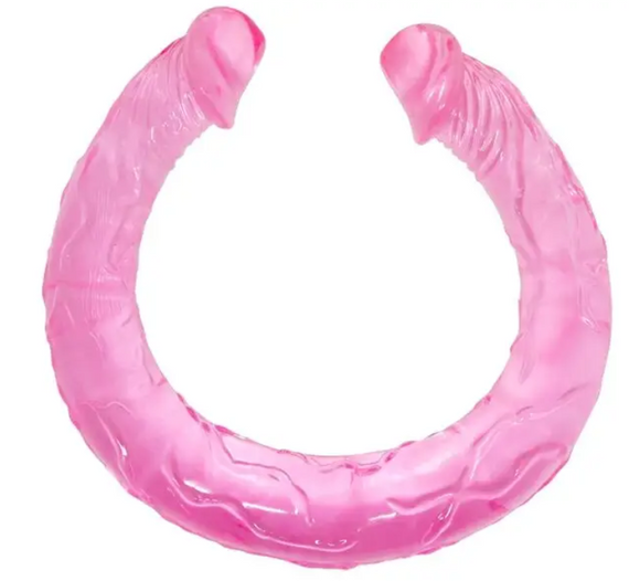 Подвійний Фалоімітатор "Double Dong" PINK Sex Aura | Зображення 2