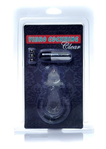 Ерекційне кільце - Dolphin Vibro CockRing Clear | Зображення 7