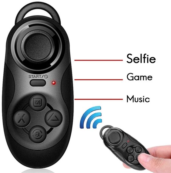 Універсальний Bluetooth Mocute 032 пульт дистанційного керування для смартфона - Black | Зображення 3