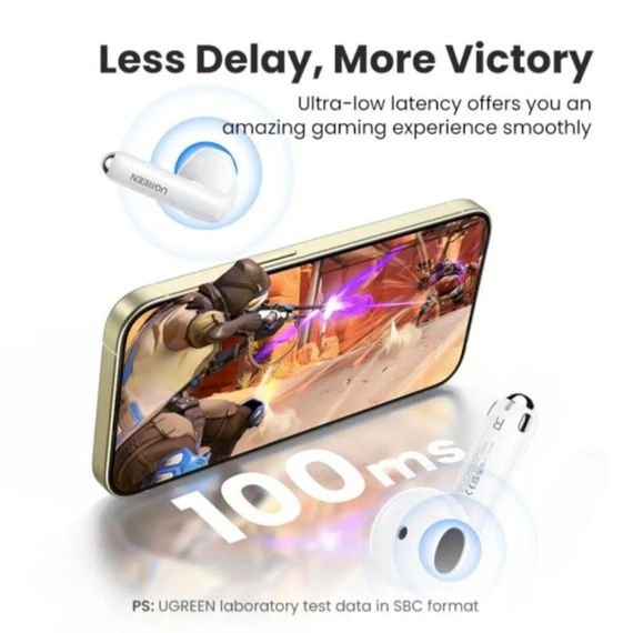 Бездротові навушники UGREEN WS201 HiTune H5 True Wireless Earbuds(UGR-15612) | Зображення 3