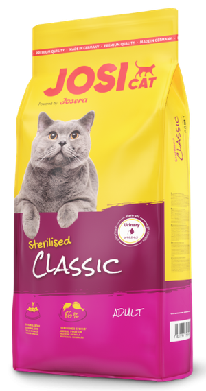 Josera JosiCat Sterilised Classic. Йозера ЙозіКет Стерелайзд Клессік для стерилізованих котів 10 кг