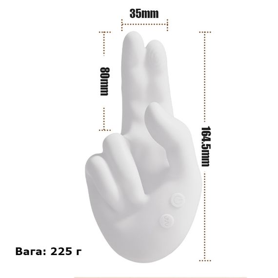 Масажер клітора та точки G з функцією підігріву Finger Touch Heat Pro | Зображення 2