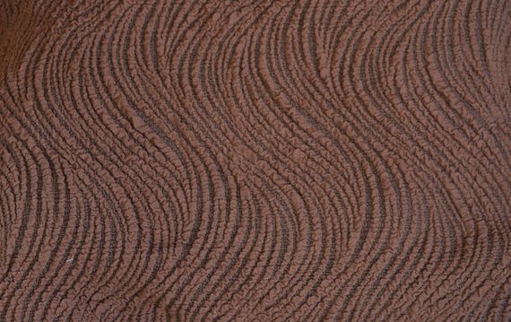 Жакардовий чохол на кутовий диван Volna з спідницею Коричневий | Зображення 2