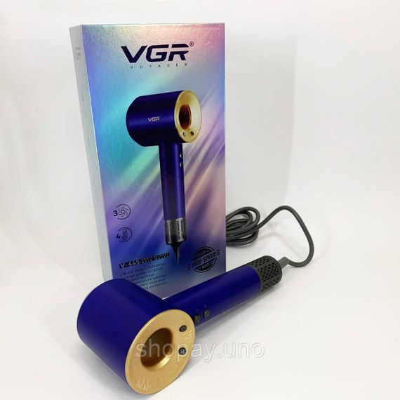 Мощный фен для волос VGR, Фен с холодным и теплым режимами Удобный надежный для волос NH-43 | Зображення 6