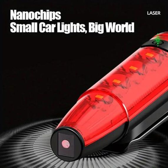 Мигалка с поворотниками для велосипеда, Фонарь задний для велосипеда Умный задний стоп IR-35 | Зображення 1