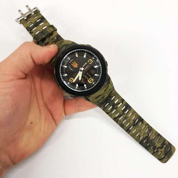 Годинник наручний чоловічий SKMEI 5561/1655CMGNBK, Військовий тактичний годинник | Зображення 6