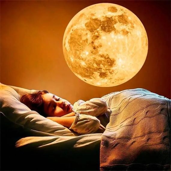 Проектор Луна светодиодный  USB  HA-126 Черный