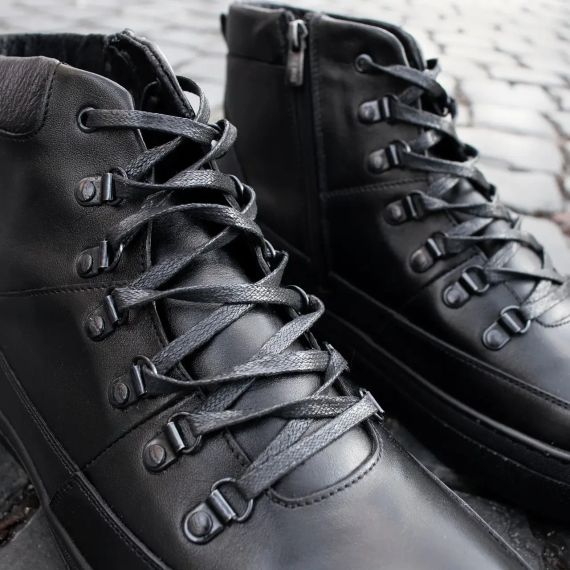 Зимние кеды из натуральной кожи 46 размер, большие размеры 47 | Зображення 2