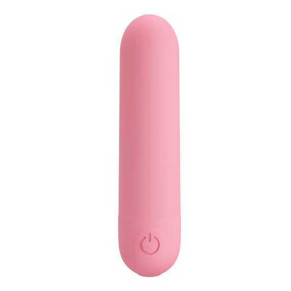 Вибропуля Pretty Love STEFAN персиковая, 8 х 1.8 см Sex Aura | Зображення 1