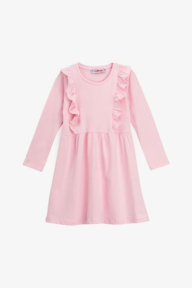 Сукня однотонна для дівчинки Aura Style 726-1 104 см Рожевий shop (2000990944498)