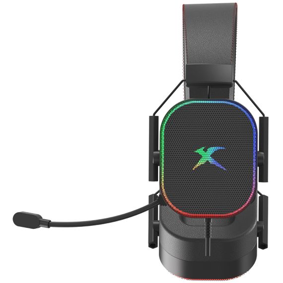 Ігрова гарнітура XTRIKE ME GH-606  XBOX/PS/PC, USB+3,5 мм, статичне RGB, кабель 2м, чорна | Зображення 3