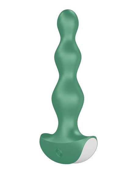 Анальный стимулятор-бусины с двумя моторами Satisfyer Lolli-Plug 2 Green | Зображення 1