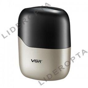 Електробритва VGR V-345 Grey роторна водонепроникна IPX7 (45694-V-345 GREY_295)