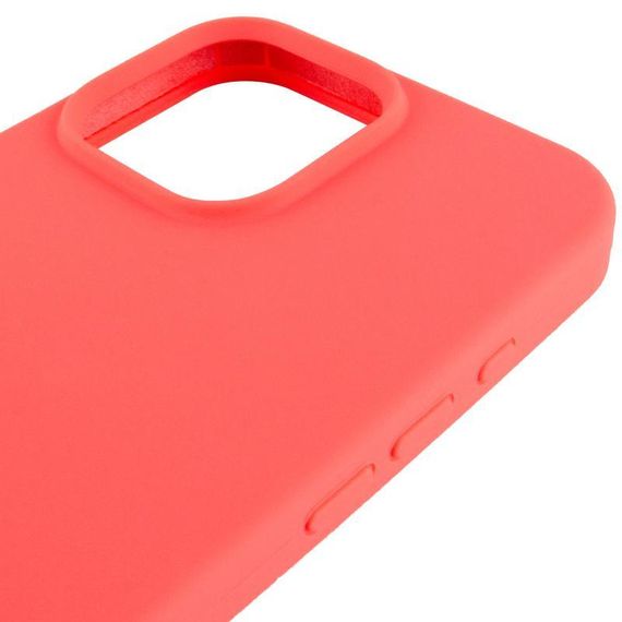 Чехол Silicone Case Full Protective (AA) для Apple iPhone 16 Pro Max (6.9") Арбузный / Watermelon red | Зображення 3