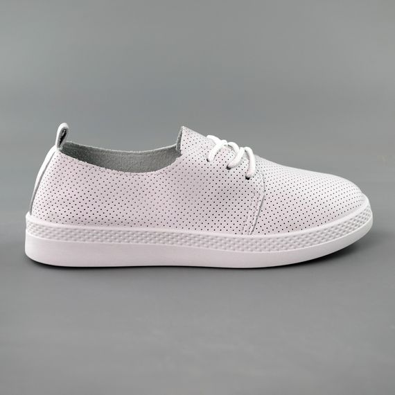 Кеди жіночі перфорація 591553 Білі 36 37 38 39 40 41