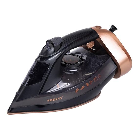 Праска з парою з автовідключенням професійна бездротова для одягу 2400 Вт Sokany SK-11037 | Зображення 5