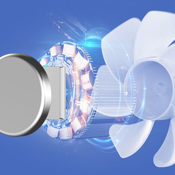 Портативний вентилятор SQT-BF2 з карабіном 1800mAh Pink | Зображення 2