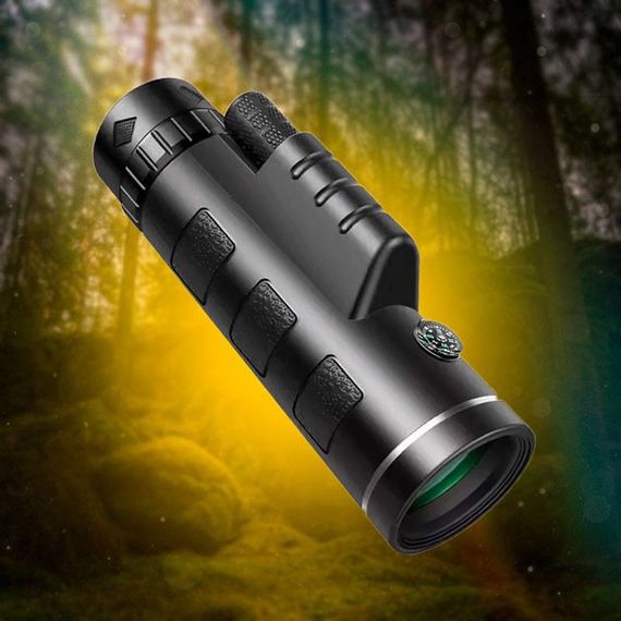 Монокуляр UN-3012 40X60 надпотужний легкий компактний з подвійним фокусуванням | Зображення 6