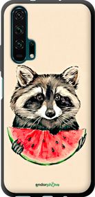 Чохол на Huawei Honor 20 Pro Єнотик з кавуном "4605b-1702-2448"