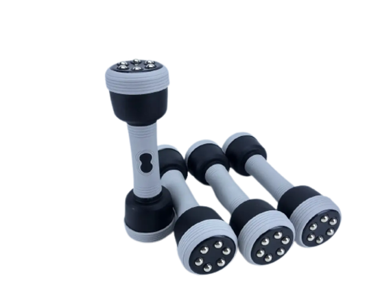 Массажные гантели с изменяемым весом для фитнеса Swan Fit Massage Dumbbells серые (17494-31_994)