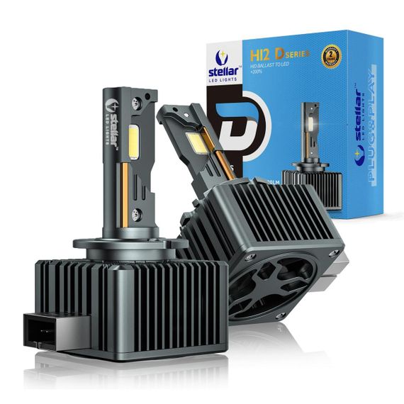 LED автолампа D1S STELLAR D серии 70W 4400Lm 6000K CANBUS гарантия 24 мес