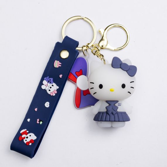 Детский брелок Hello Kitty 4×6 (см) для ключей, на сумку и рюкзак (рандом) HP-55-27 | Зображення 1