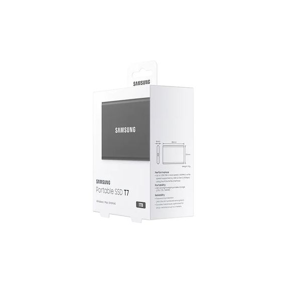 Накопичувач SSD USB 3.2 1TB T7 Samsung (MU-PC1T0T/WW) | Зображення 9