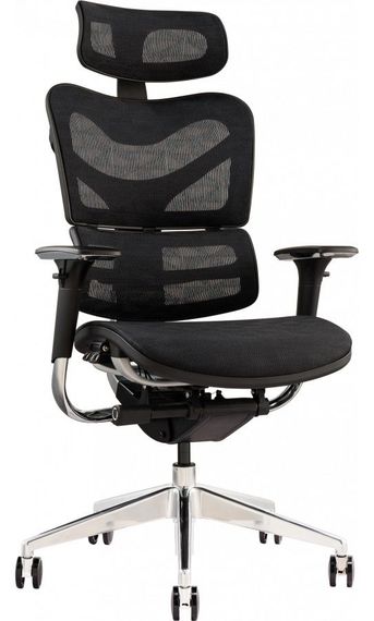 Кресло офисное GT RACER X-782 BLACK (W-51) | Зображення 1