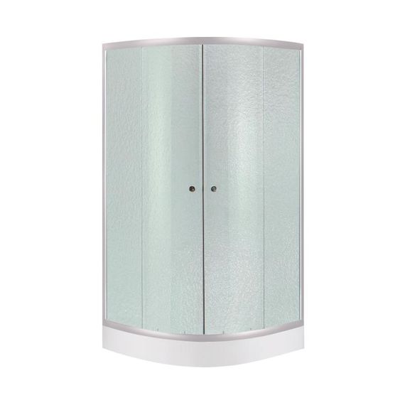 Душова кабіна Lidz Latwa SC80x80.SAT.LOW.FR, скло Frost 4 мм + піддон Kupala