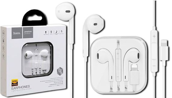 Гарнітура Hoco L7 Plus Lightning Bluetooth білий (MAW-35901_232)
