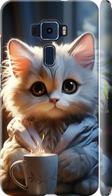 Чохол на Asus Zenfone 3 ZE552KL Білий кіт "5646m-448-2448"