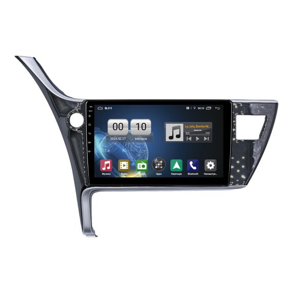 Штатна магнітола серії QIV Q1 під Toyota Corolla 11 2017-2018 (F1) (W2) 10 дюймів