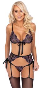 Комплект белья Bra Embroidery S/M Sex Aura