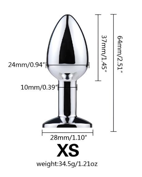 Анальна пробка з хвостом SKN-L12 ( розмір XS ) sexstyle | Зображення 1
