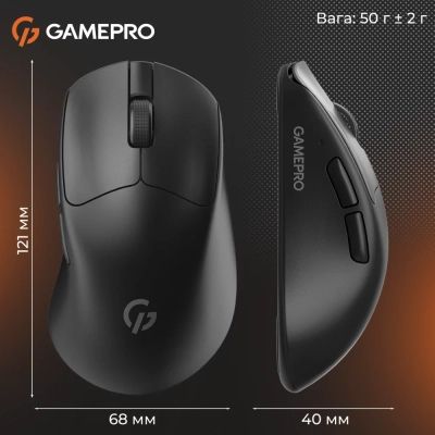 Мышка GamePro Genesis Avenger Wireless/Bluetooth/USB Black (GM096B) | Зображення 5