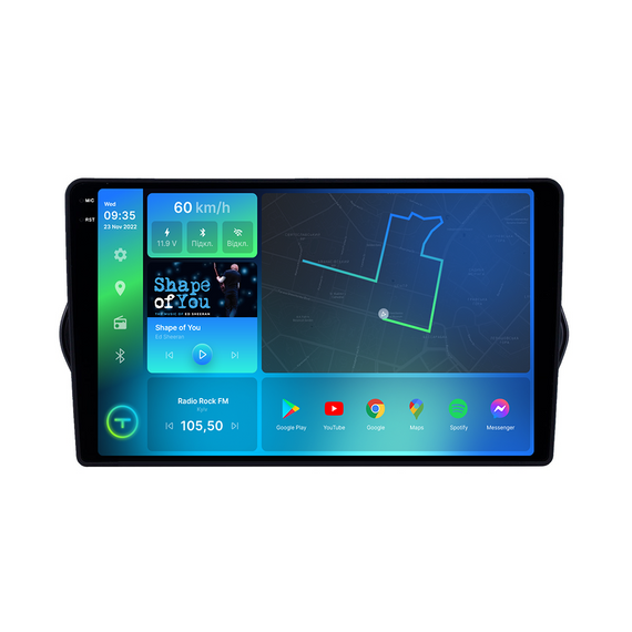 Штатна магнітола Torssen 2K Fiat Tipo/Egea 2015-2020 FL9 4+64Gb 4G Carplay DSP | Зображення 1