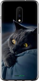 Чохол на OnePlus 7 Димчастий кіт "825u-1740-2448"