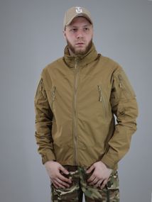 Тактична куртка ULTIMATUM Level 5 4Wstretch Койот, чоловіча полегшена водонепроникна куртка з капюшоном L