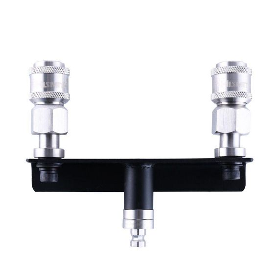 Двойной коннектор для секс-машин Hismith Quick Connector Adapter with Double Head, система KlicLok sexstyle | Зображення 1