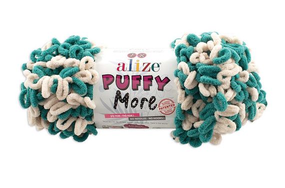 ALIZE PUFFY MORE 6542 алізе пуффі море алізе пуффі мо плюшева пряжа